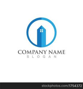 Home building logo and symbol