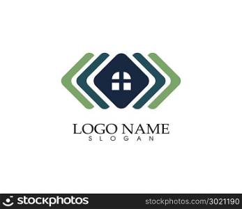 home buildings logo and symbols icons