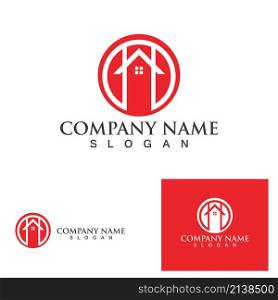 home buildings logo and symbols icons template
