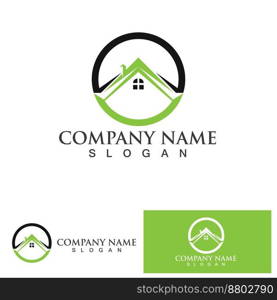 home buildings logo and symbols icons template 