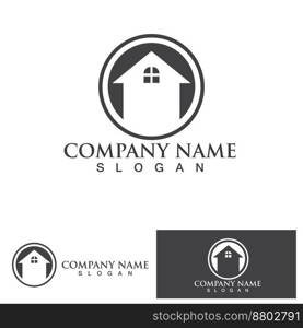 home buildings logo and symbols icons template 