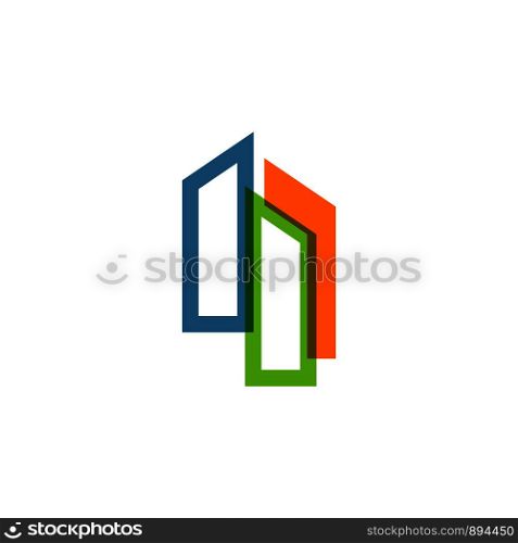 home buildings logo and symbols icons template