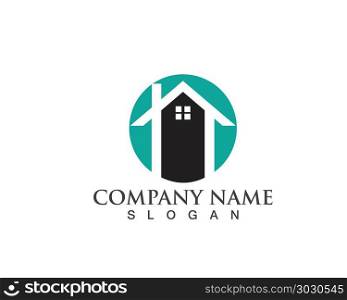 home buildings logo and symbols icons template. home buildings logo and symbols icons