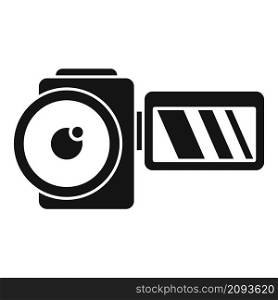 Home camcorder icon simple vector. Camera movie. Tv production. Home camcorder icon simple vector. Camera movie