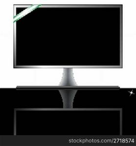 home cinema system, abstract vector art illustration