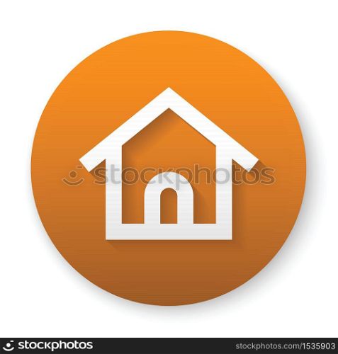 home circle 3d icon