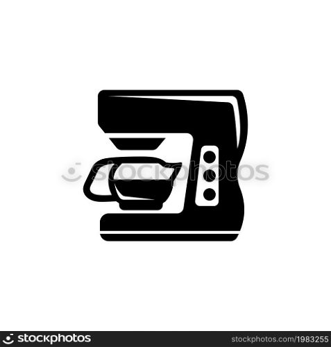 Home Coffee Machine, Espresso Maker. Flat Vector Icon illustration. Simple black symbol on white background. Home Coffee Machine, Espresso Maker sign design template for web and mobile UI element. Home Coffee Machine, Espresso Maker. Flat Vector Icon illustration. Simple black symbol on white background. Home Coffee Machine, Espresso Maker sign design template for web and mobile UI element.