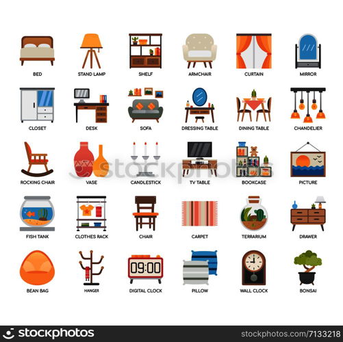 Home Decoration , Thin Line and Pixel Perfect Icons