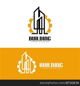 Home Design Logo, Building Logo, Property And Construction Company Icon