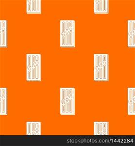 Home door pattern vector orange for any web design best. Home door pattern vector orange