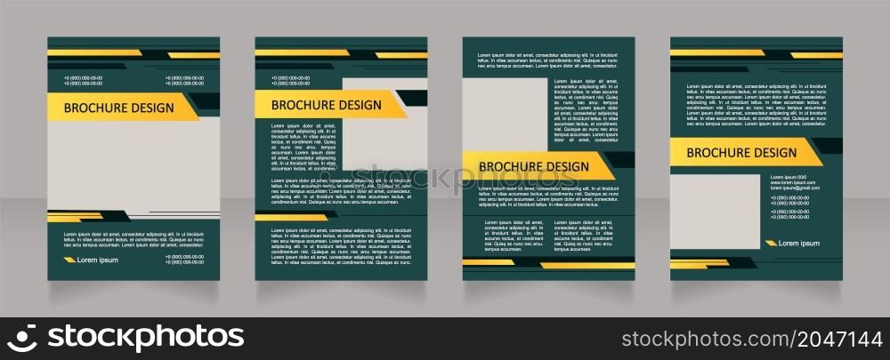 Home equity line of credit blank brochure layout design. Vertical poster template set with empty copy space for text. Premade corporate reports collection. Editable flyer paper pages. Home equity line of credit blank brochure layout design