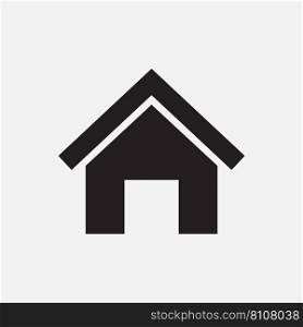 Home flat icon Royalty Free Vector Image