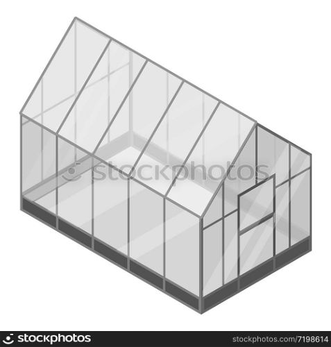 Home greenhouse icon. Isometric of home greenhouse vector icon for web design isolated on white background. Home greenhouse icon, isometric style