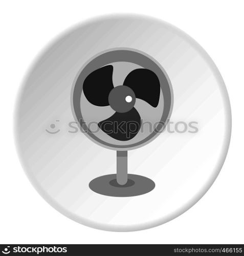 Home heating appliance icon in flat circle isolated on white vector illustration for web. Home heating appliance icon circle