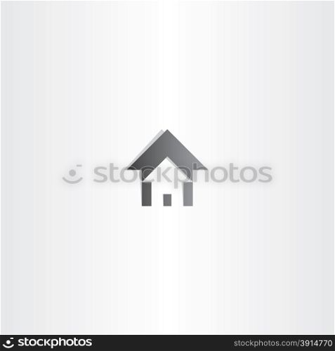 home house black sign vector design symbol