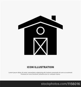 Home, House, Canada solid Glyph Icon vector