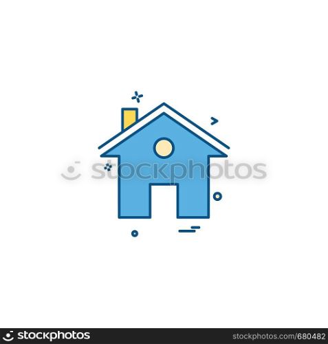 home house icon vector design