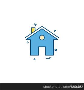 home house icon vector design