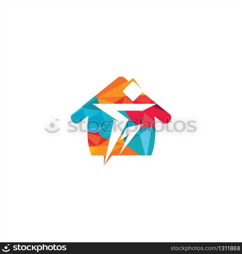 Home Human athlete vector logo design.