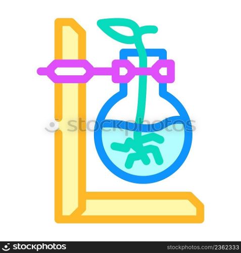 home hydroponics color icon vector. home hydroponics sign. isolated symbol illustration. home hydroponics color icon vector illustration
