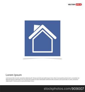 Home Icon - Blue photo Frame