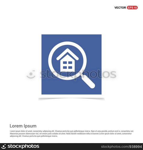 Home Icon - Blue photo Frame