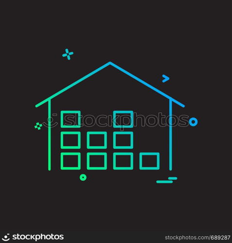 Home icon design vector