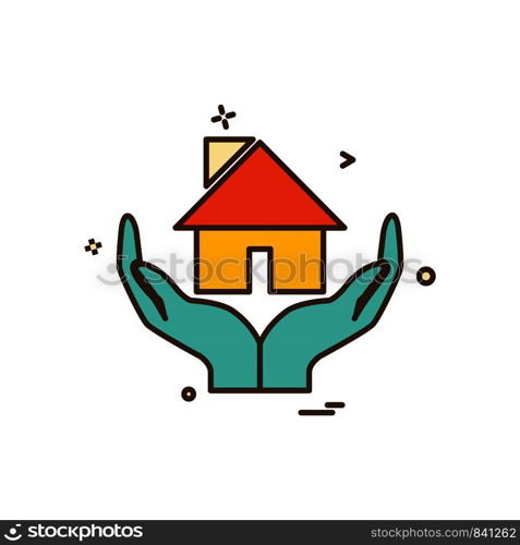 Home icon design vector