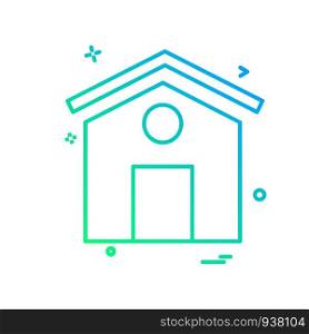 Home icon design vector