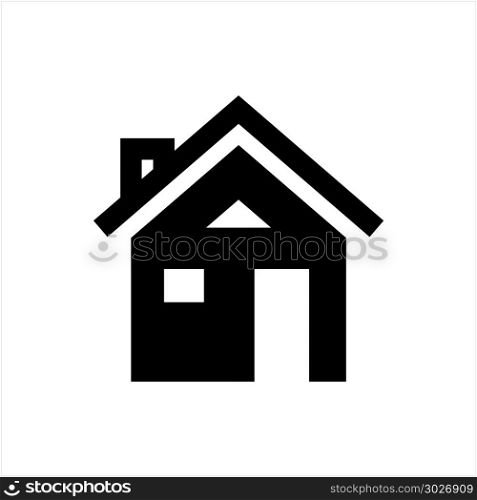Home Icon , House Vector Art Illustration. Home Icon , House