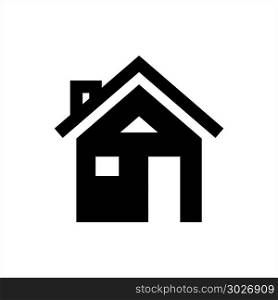 Home Icon , House Vector Art Illustration. Home Icon , House