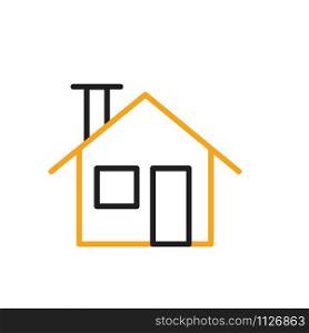 Home icon template. Vector illustration