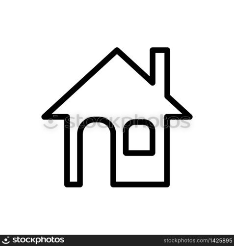 Home icon vector illustration.home icon for web