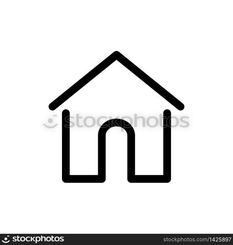 Home icon vector illustration.home icon for web