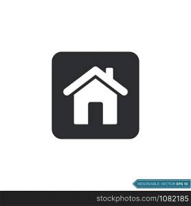 Home Icon Vector Template Illustration Design