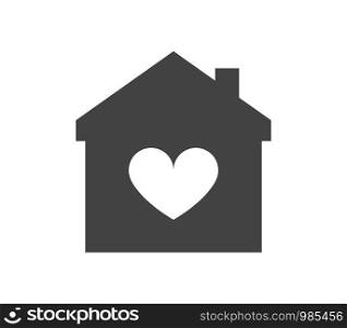home icon with heart