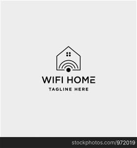 home internet logo design vector wifi house icon siymbol sign isolated. home internet logo design vector wifi house icon siymbol sign