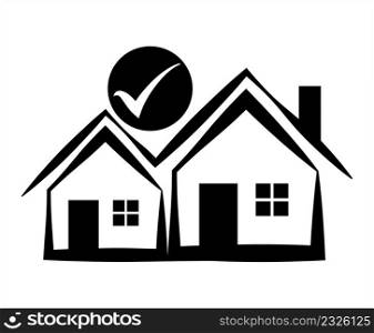 Home Loan Approved Icon Vector Art Illustration