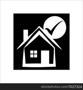 Home Loan Approved Icon Vector Art Illustration