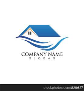 Home logo and symbol , Property and Construction Logo design