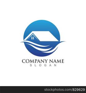 Home logo and symbol , Property and Construction Logo design