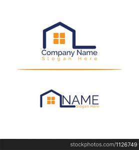 Home Logo design. Real estate agent or Company logo.