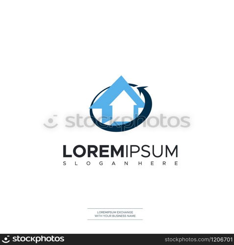 Home Logo Icon Abstract Logo Business Template Element Design