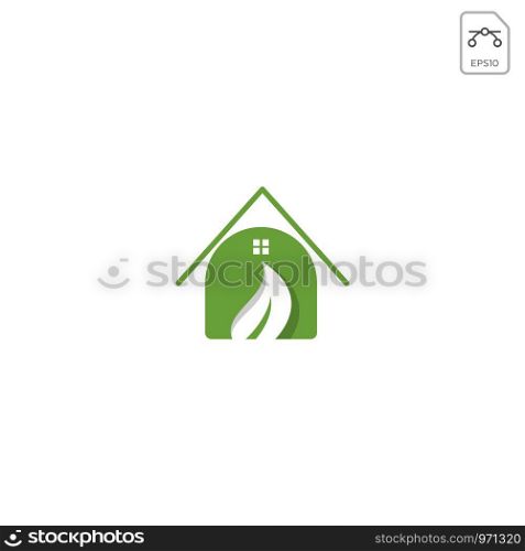 home nature logo design inspiration vector icon isolated. home nature logo design inspiration vector icon element isolated