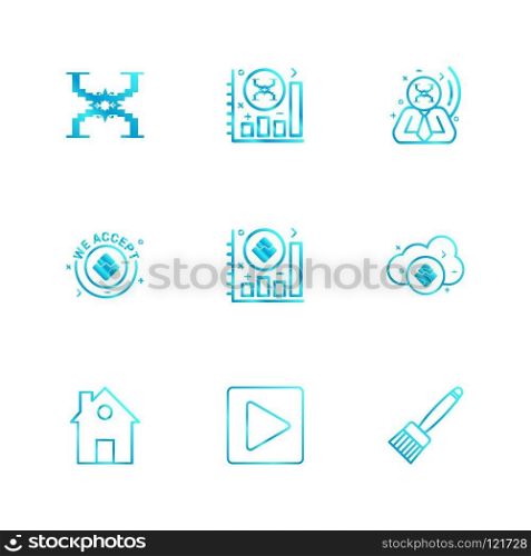home , play , brush ,  crypto currency , money,  crypto , currency , icons , lock , unlock , graph , rate ,icon, vector, design,  flat,  collection, style, creative,  icons