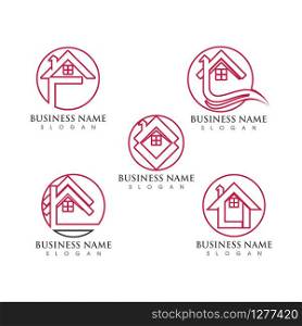 Home Property and Construction Logo design
