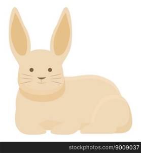 Home rabbit icon cartoon vector. Farm rabbit. Pet animal. Home rabbit icon cartoon vector. Farm rabbit