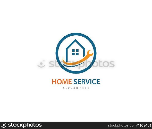 Home repair logo vector template