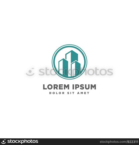 home repairing, real estate, building architect concept logo template vector illustration. home repairing, real estate, building architect concept logo template