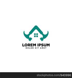 home repairing, real estate, building architect concept logo template vector illustration,. home repairing, real estate, building architect concept logo template vector